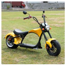 Электроскутер Citycoco Harley Chopper 2000W (желтый)