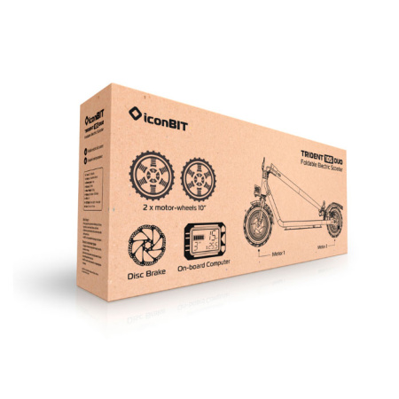 Электросамокат iconBIT Trident 105 DUO