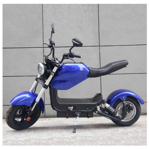 Электроскутер Citycoco Bike (синий)