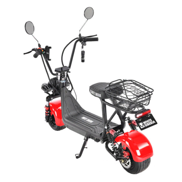 Электросамокат WHITE SIBERIA MINI R 1200W red