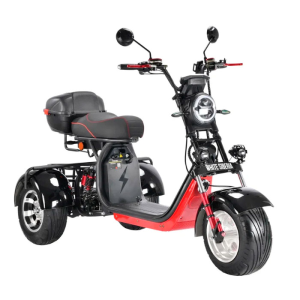 Электроскутер Citycoco WS-PRO+ trike 3000w 21ah (черный)