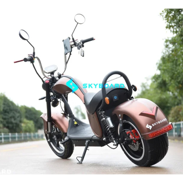 Электроскутер Citycoco SkyBoard Chopper 3000 PRO (коричневый)