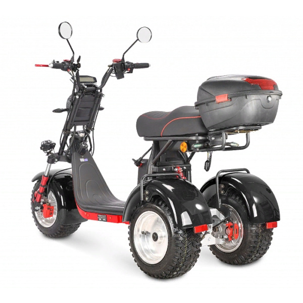 Электроскутер WHITE SIBERIA IKRA 5000W (чёрный)