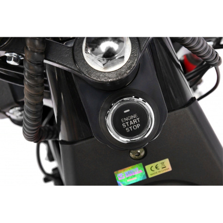 Электроскутер WHITE SIBERIA IKRA 5000W (чёрный)