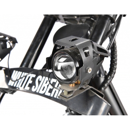 Электроскутер WHITE SIBERIA IKRA 5000W (чёрный)