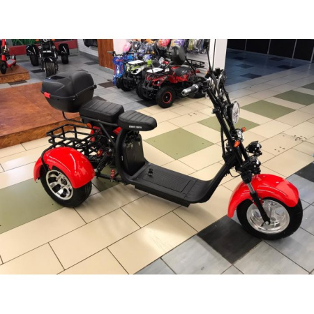 Электроскутер Citycoco WS-PRO trike 2000w 20ah (красный)