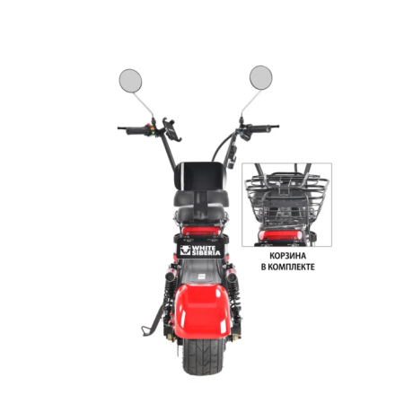 Электросамокат WHITE SIBERIA MINI R 2.0 1200W red