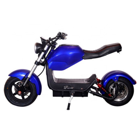 Электроскутер Citycoco Bike (синий)