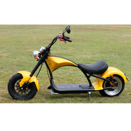Электроскутер Citycoco Harley Chopper 2000W (желтый)