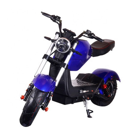 Электроскутер Citycoco Bike (синий)