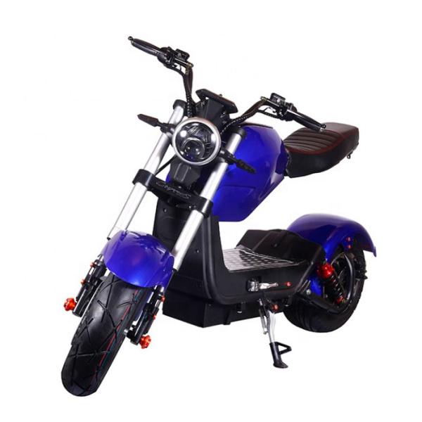 Электроскутер Citycoco Bike (синий)