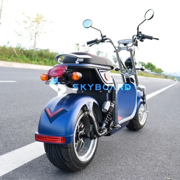 Электроскутер Citycoco SkyBoard BR4000 FAST (синий)