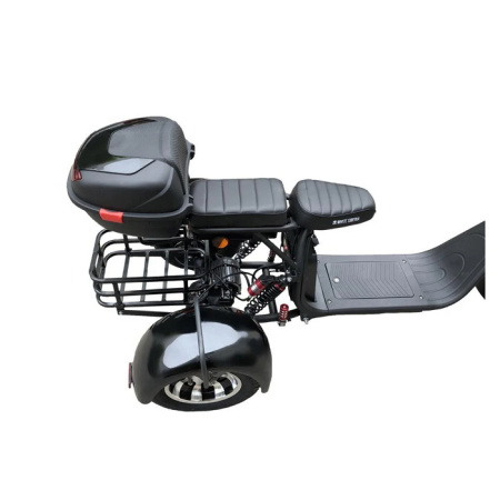 Электроскутер Citycoco WS-PRO Trike 2000w 20Ah (черный)