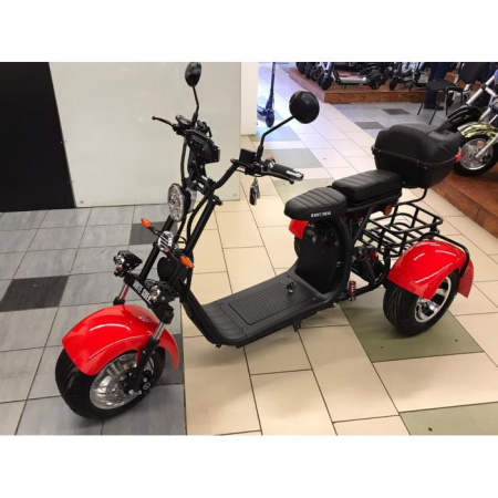 Электроскутер Citycoco WS-PRO trike 2000w 20ah (красный)